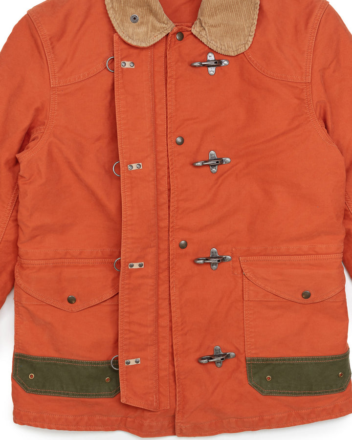 The Bedford Fireman Jacket in Orange Jungle Cloth
