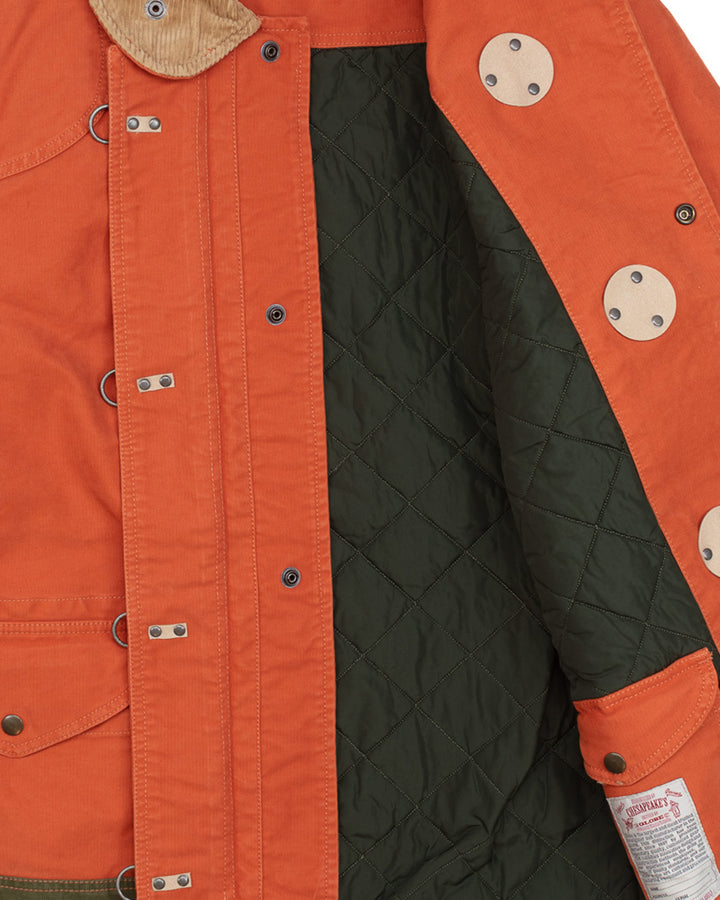 The Bedford Fireman Jacket in Orange Jungle Cloth