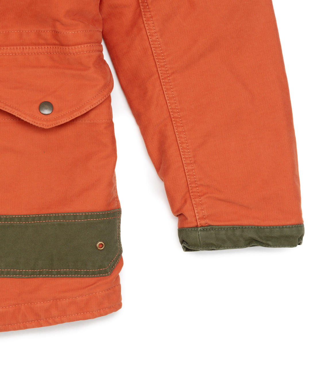 The Bedford Fireman Jacket in Orange Jungle Cloth