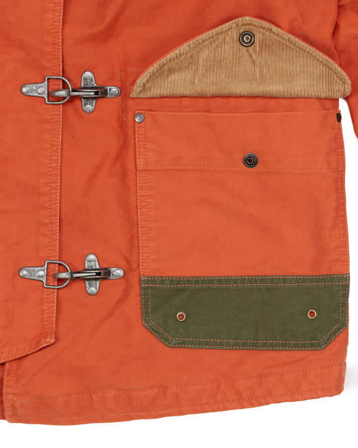 The Bedford Fireman Jacket in Orange Jungle Cloth