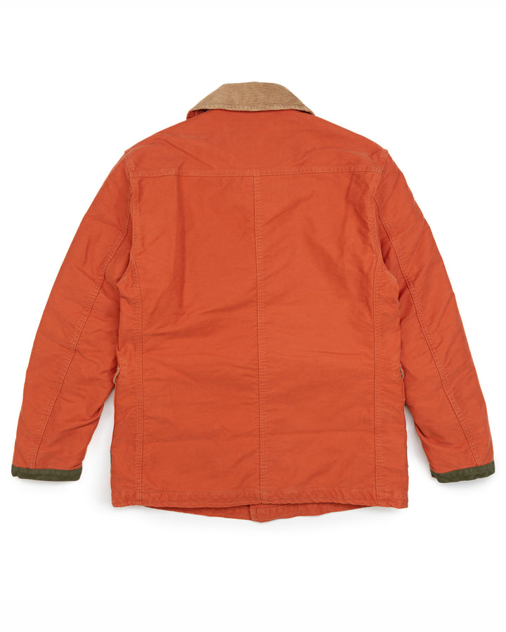 The Bedford Fireman Jacket in Orange Jungle Cloth
