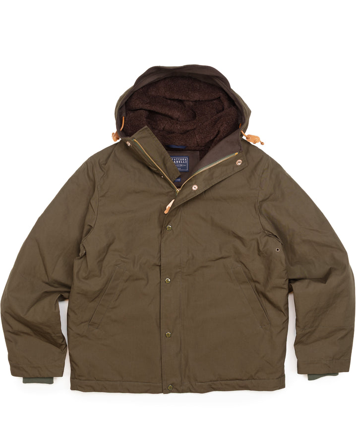 Lined Shelter Jacket in Military Green 7095-AV