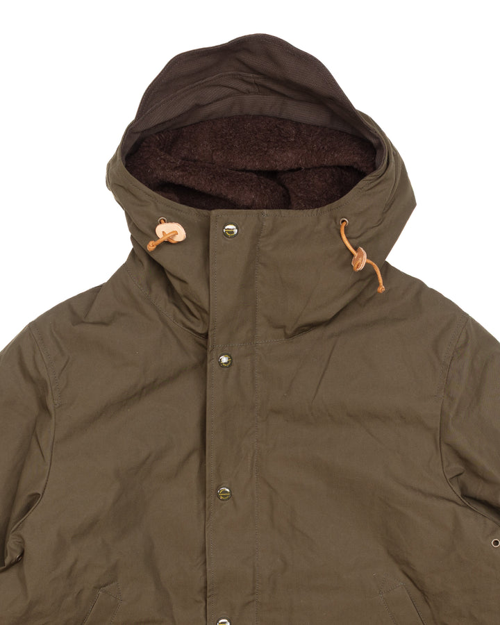 Lined Shelter Jacket in Military Green 7095-AV