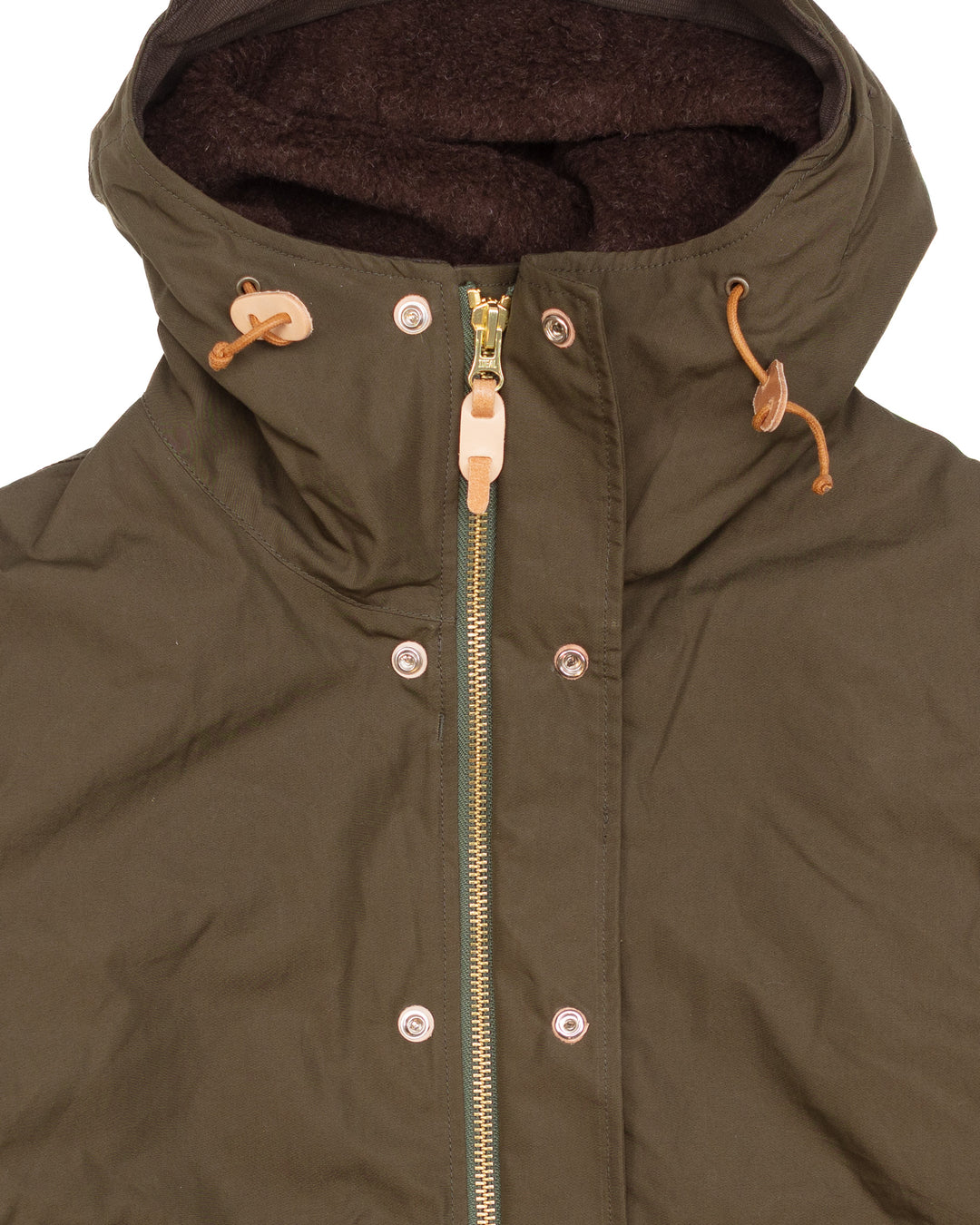 Lined Shelter Jacket in Military Green 7095-AV