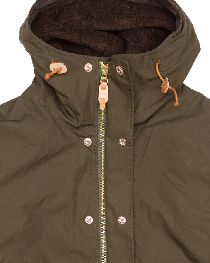 Lined Shelter Jacket in Military Green 7095-AV