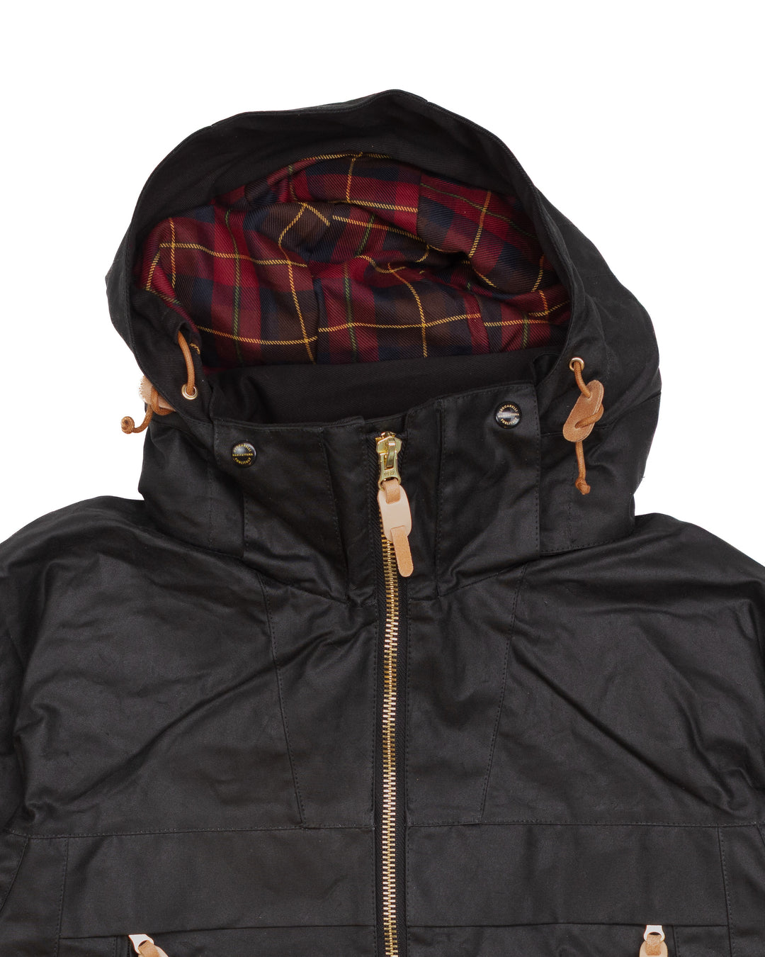 Waxed Trekking Jacket in Black W7085-WX