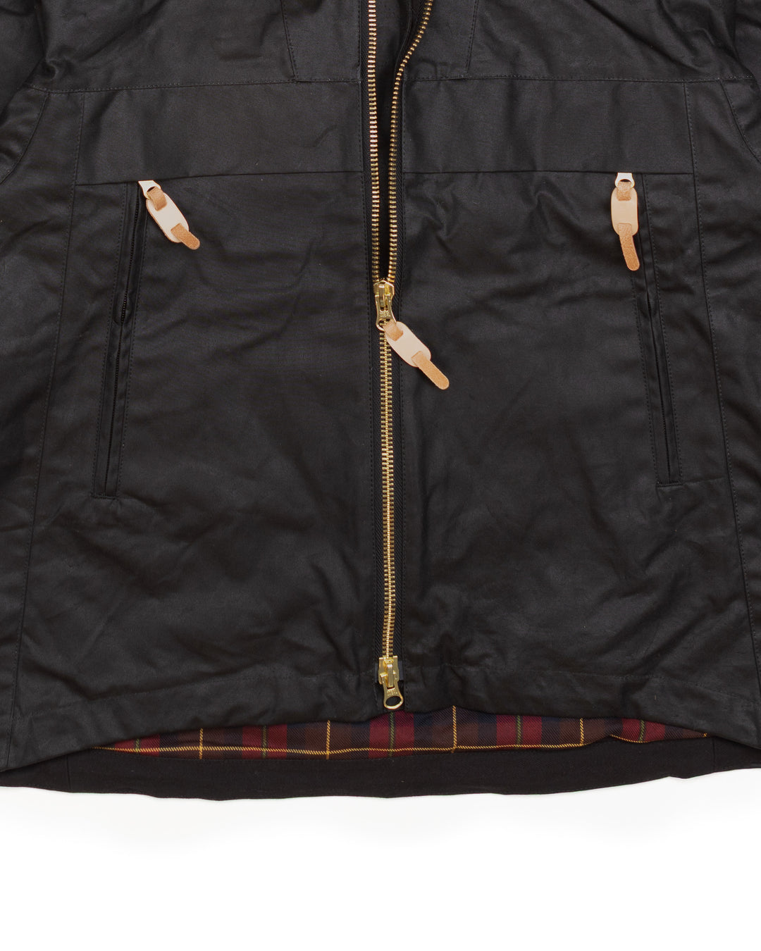 Waxed Trekking Jacket in Black W7085-WX