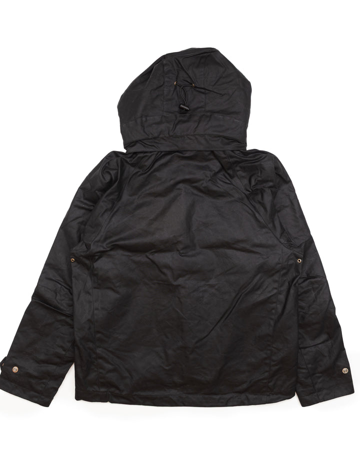 Waxed Trekking Jacket in Black W7085-WX