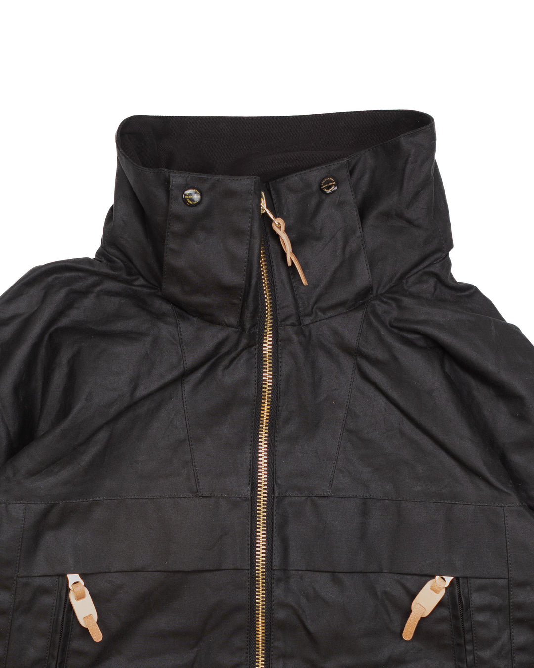 Waxed Trekking Jacket in Black W7085-WX