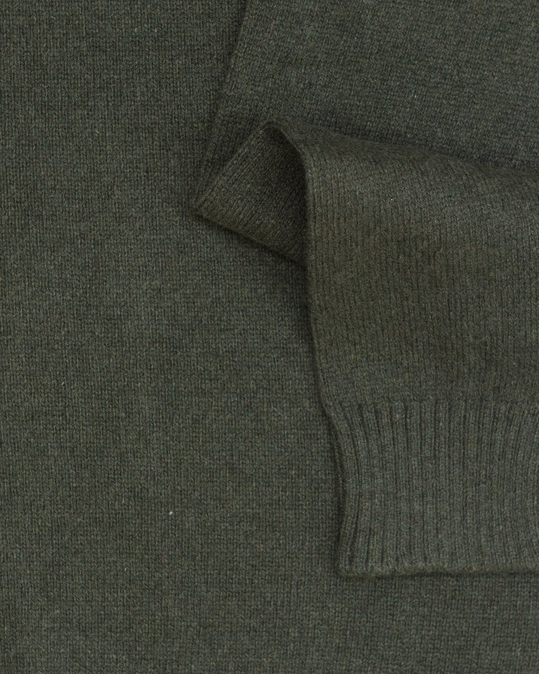 The Skipper Polo Sweater in Green Cashmere