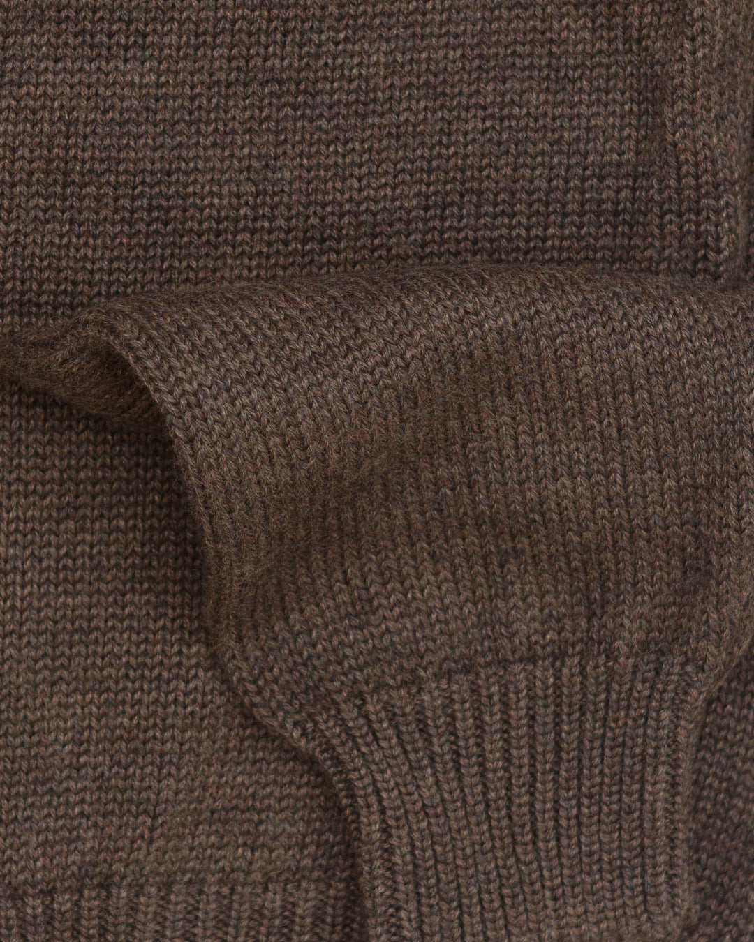 The Dwayne Full Zip in Brown Wool