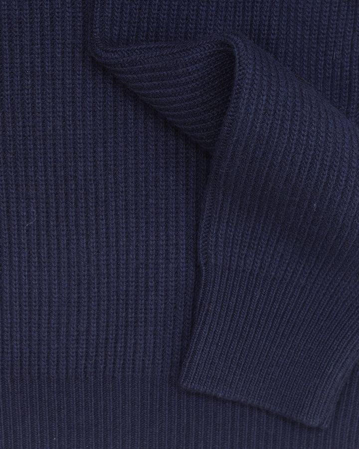 The Bleeker Crewneck in Navy