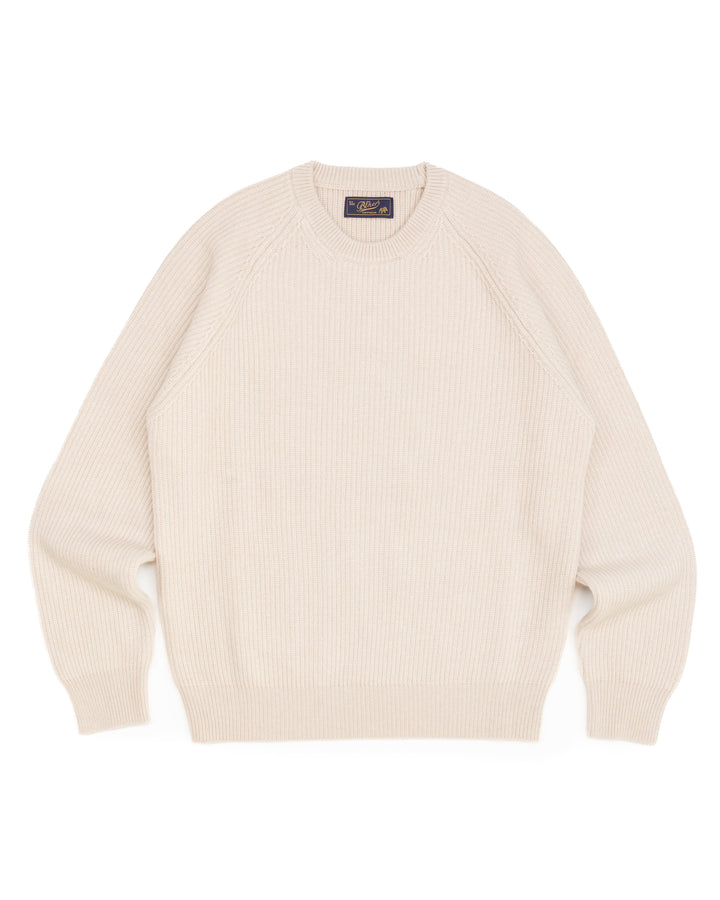 The Bleeker Crewneck in Sand