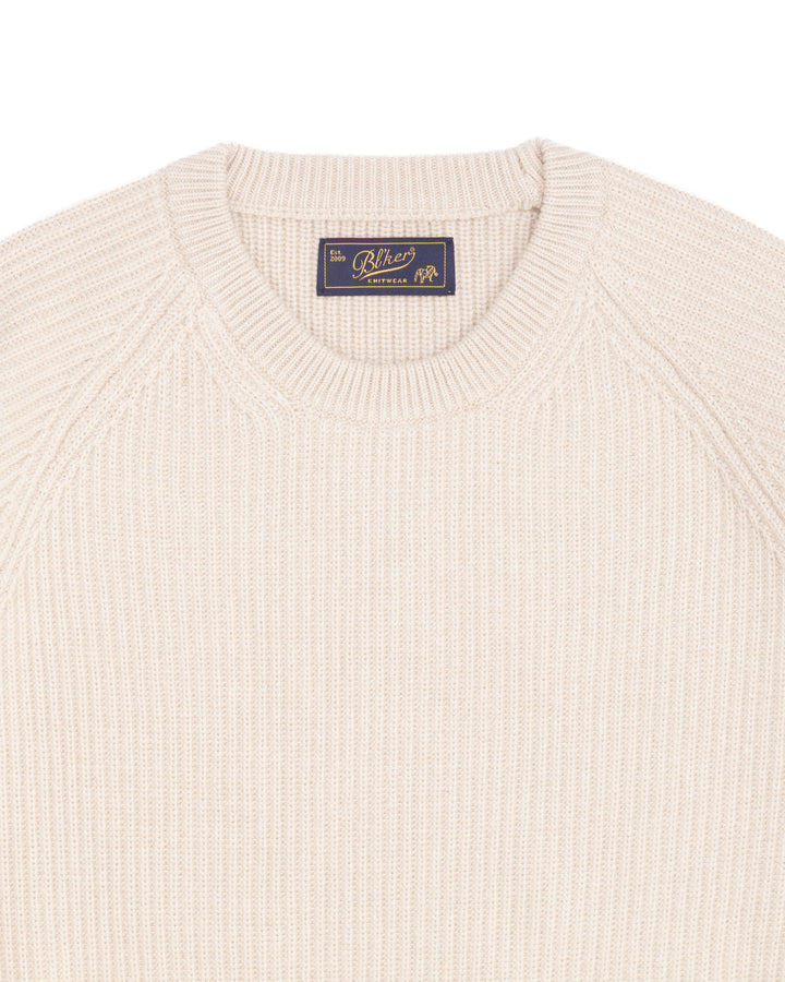 The Bleeker Crewneck in Sand