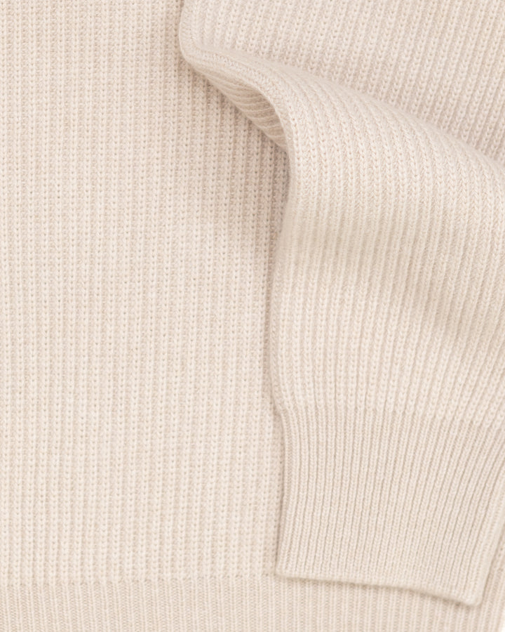 The Bleeker Crewneck in Sand