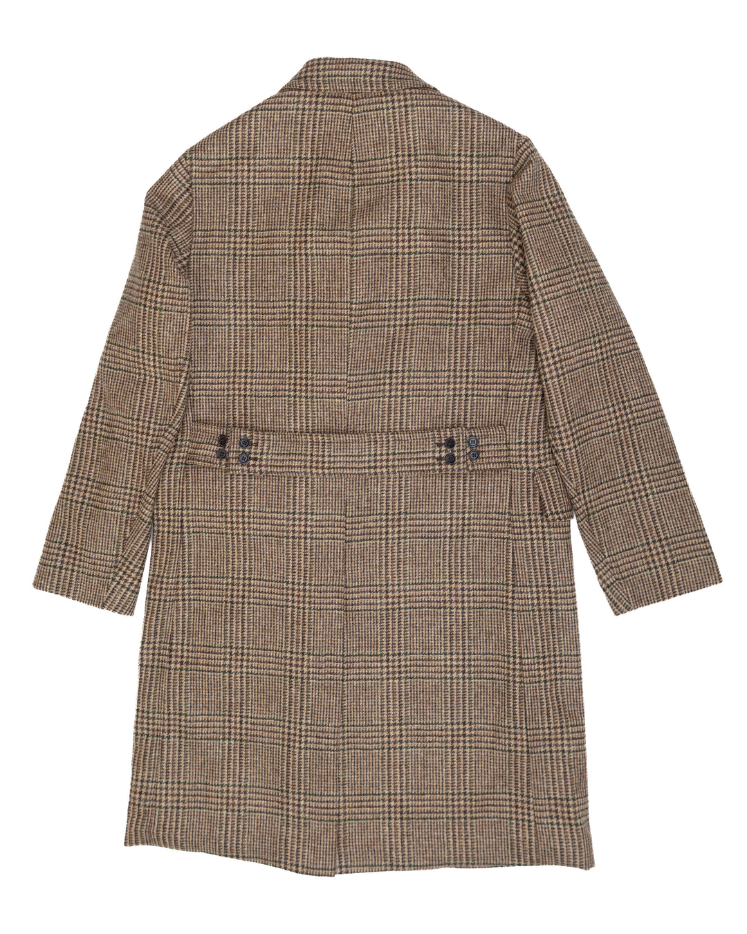 The Alain Coat in Tan Glen Check