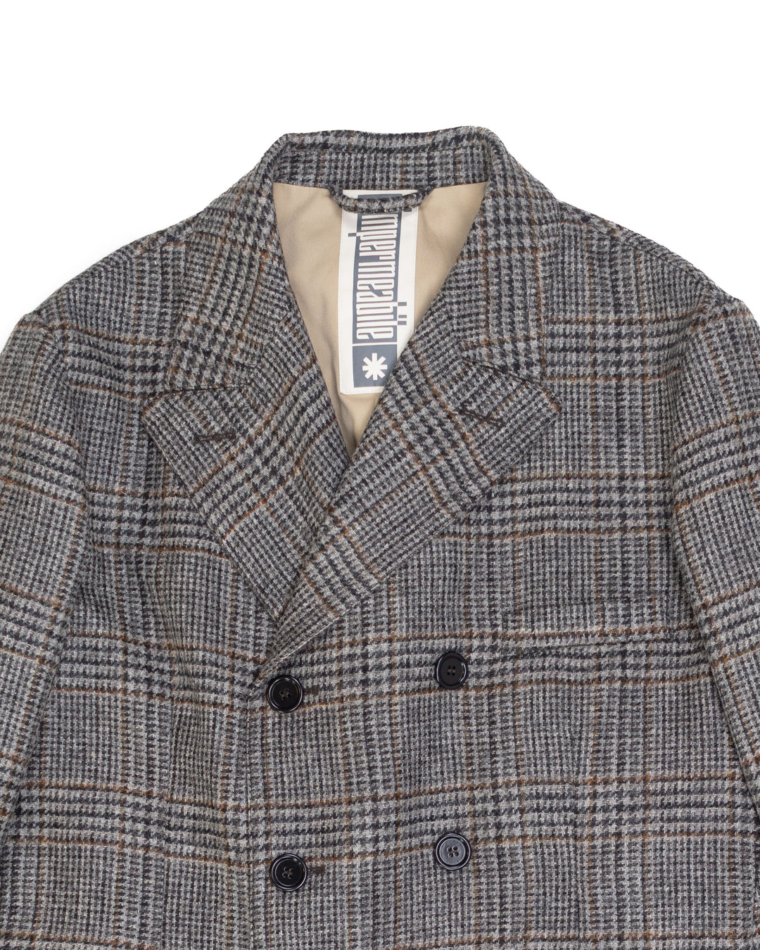 The Alain Coat in Grey Glen Check