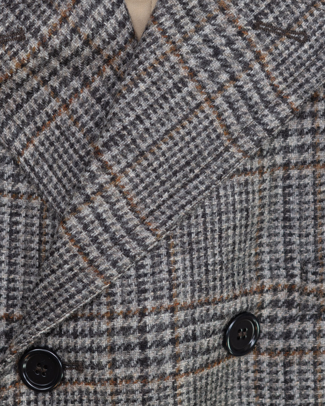 The Alain Coat in Grey Glen Check