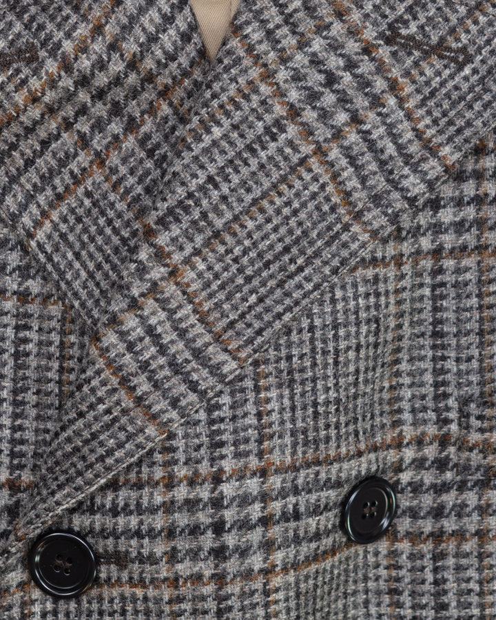 The Alain Coat in Grey Glen Check