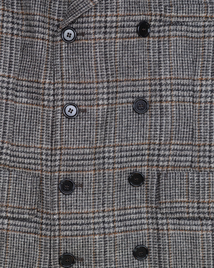 The Alain Coat in Grey Glen Check