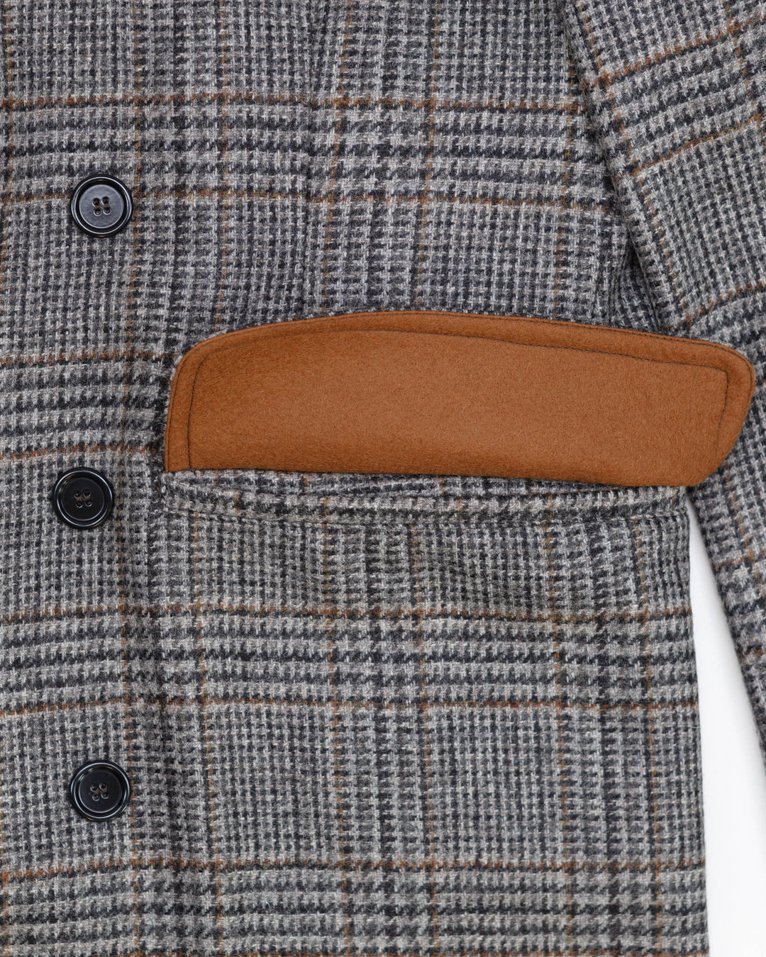 The Alain Coat in Grey Glen Check