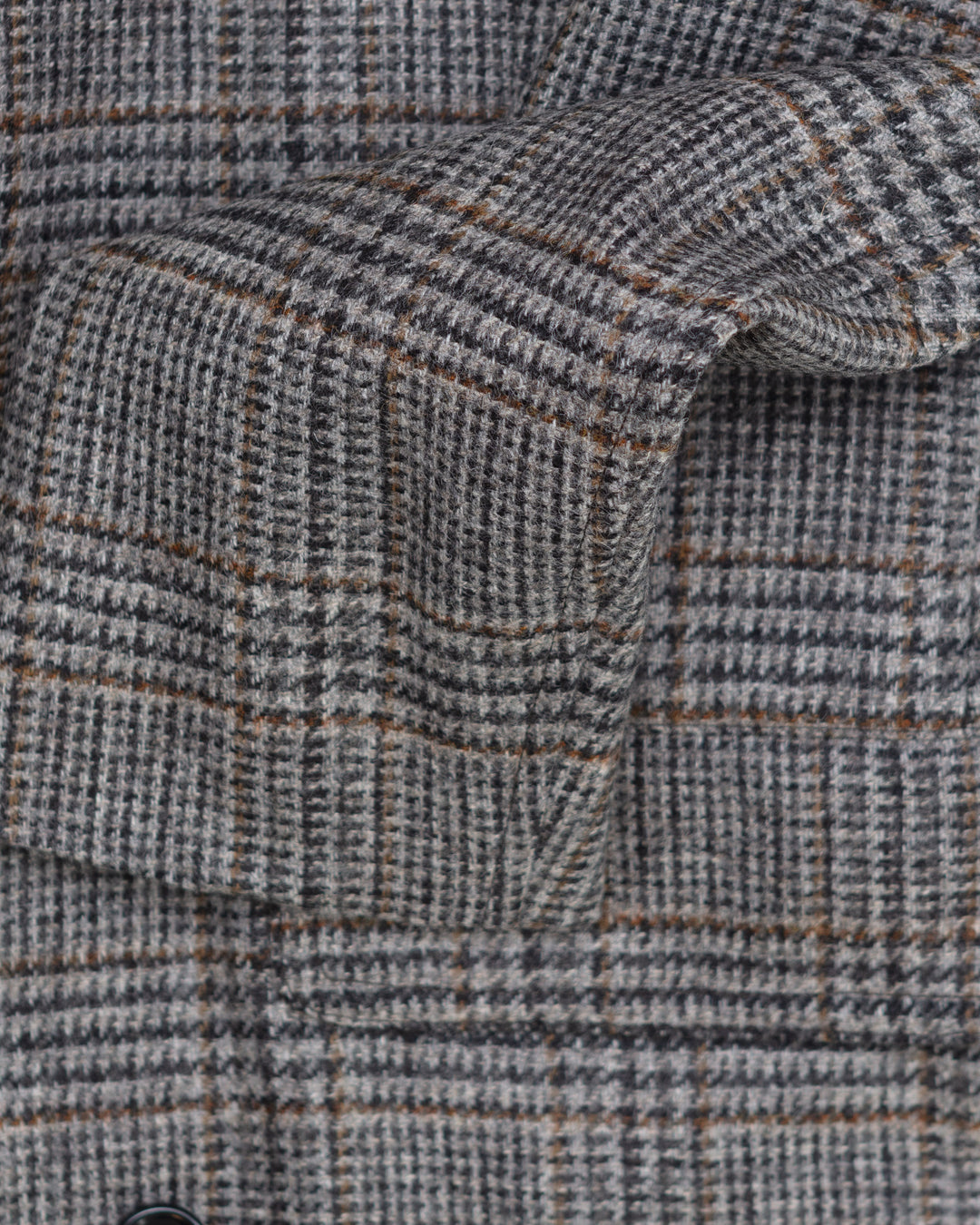 The Alain Coat in Grey Glen Check