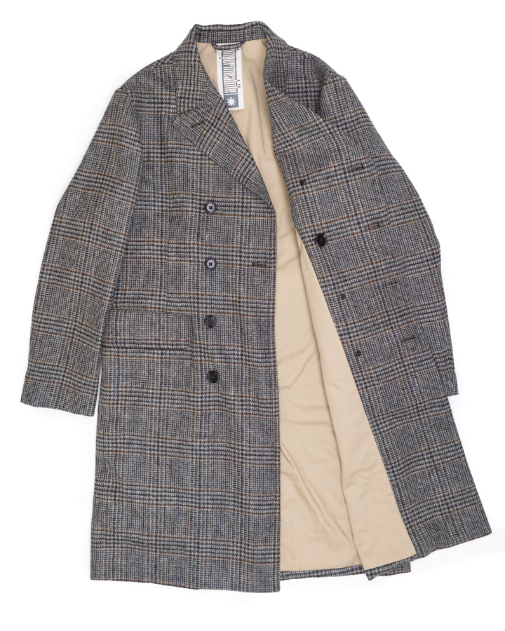 The Alain Coat in Grey Glen Check