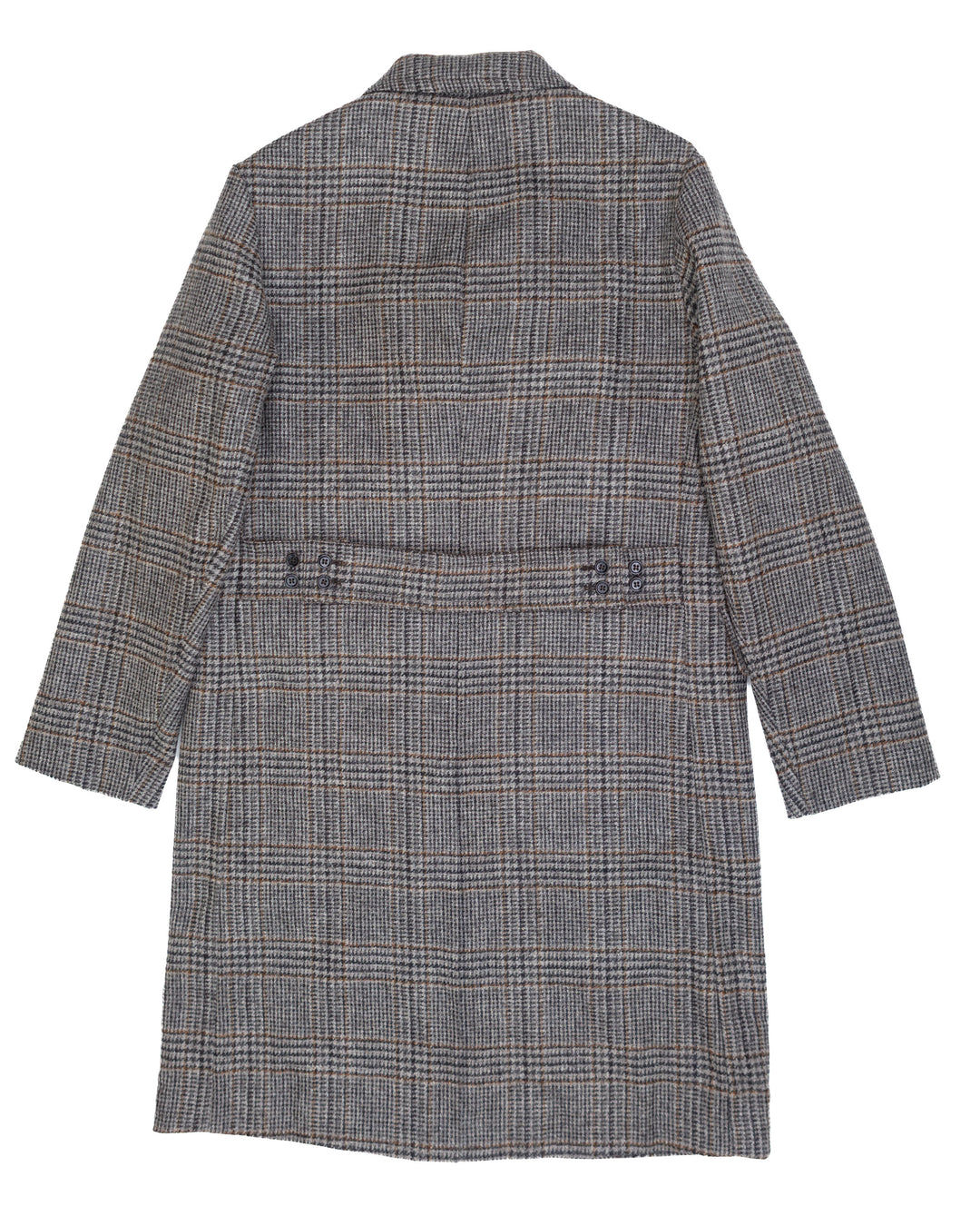 The Alain Coat in Grey Glen Check