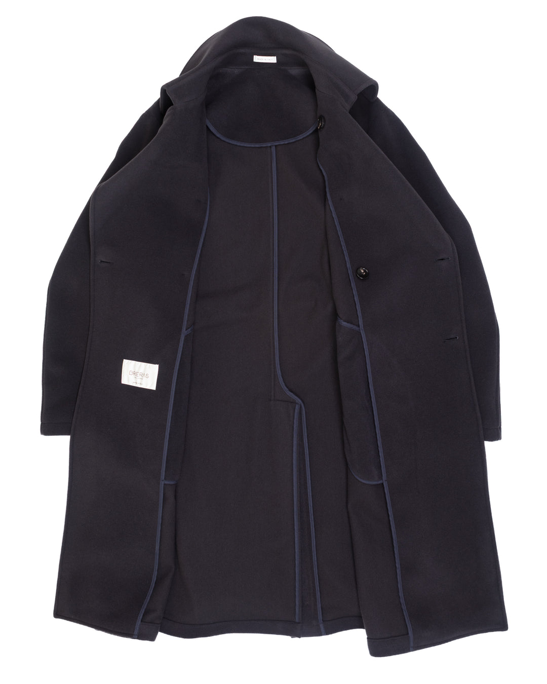 The Porto Coat in Charcoal Wool