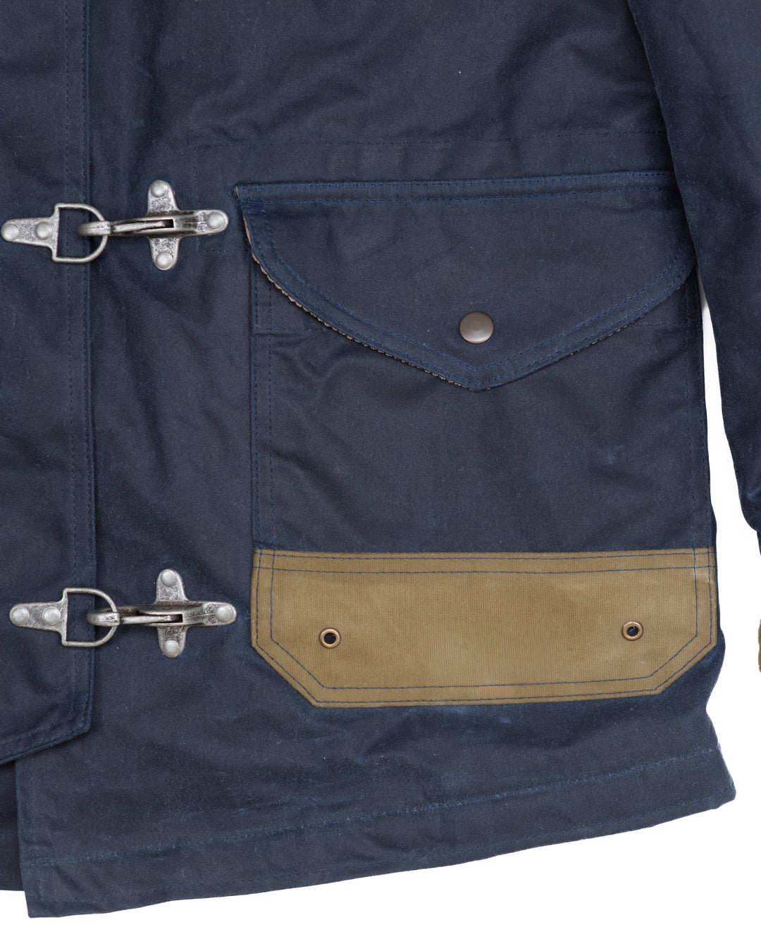 The Bedford Fireman Jacket in Waxed Navy