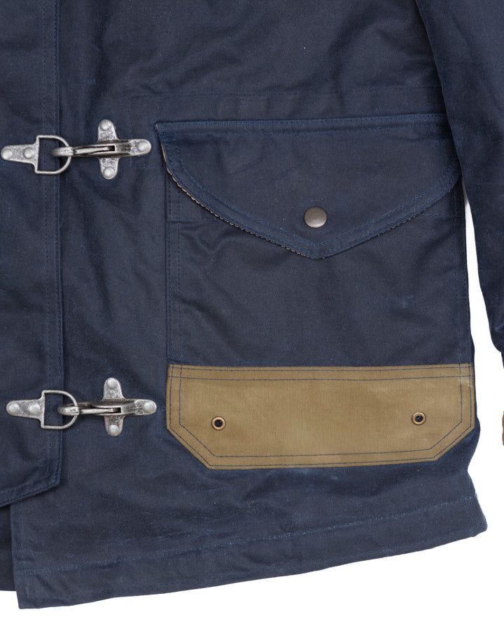 The Bedford Fireman Jacket in Waxed Navy