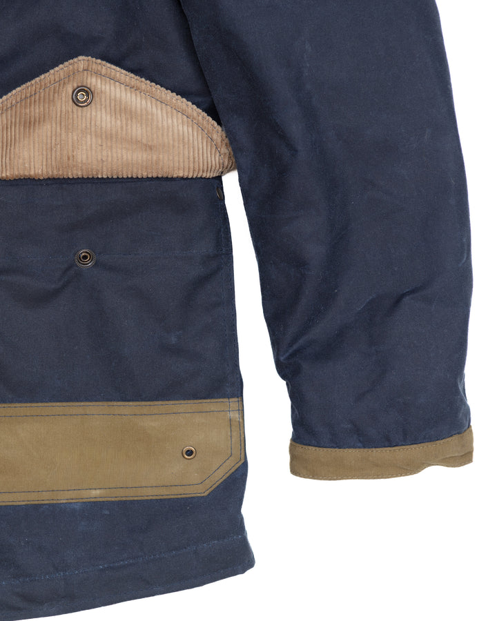 The Bedford Fireman Jacket in Waxed Navy