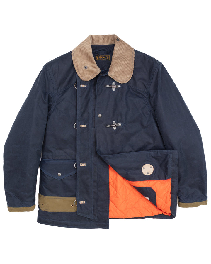 The Bedford Fireman Jacket in Waxed Navy