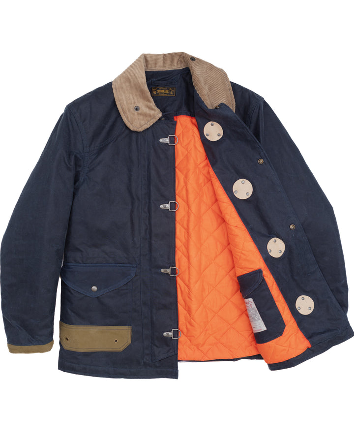 The Bedford Fireman Jacket in Waxed Navy