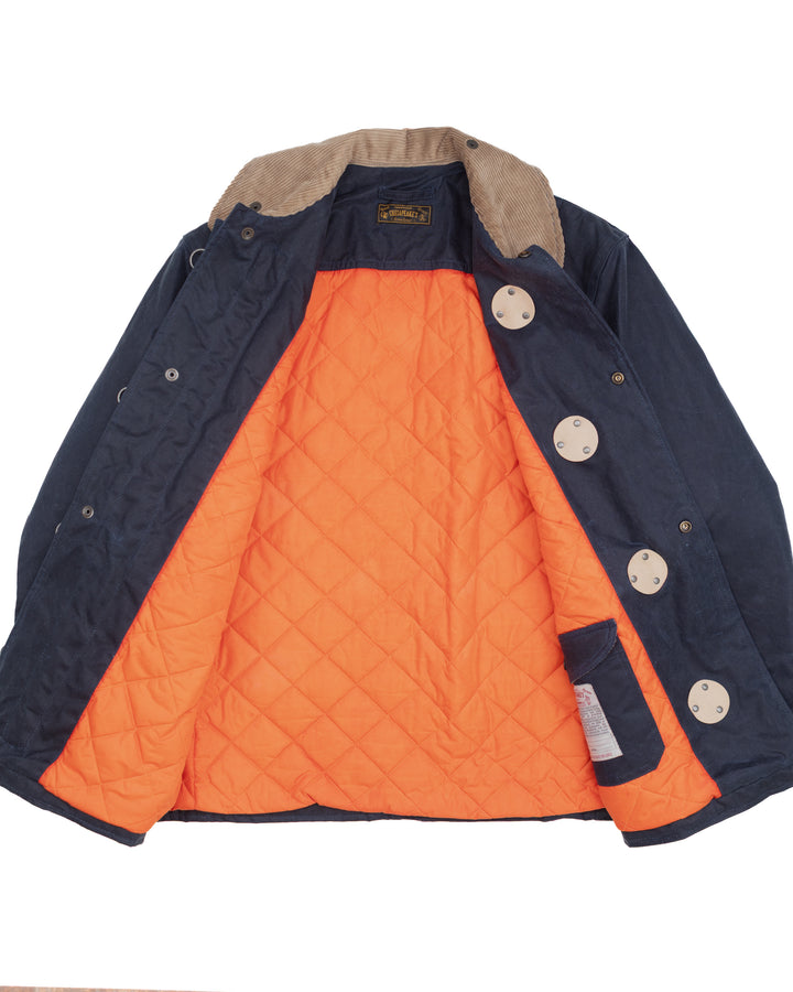 The Bedford Fireman Jacket in Waxed Navy