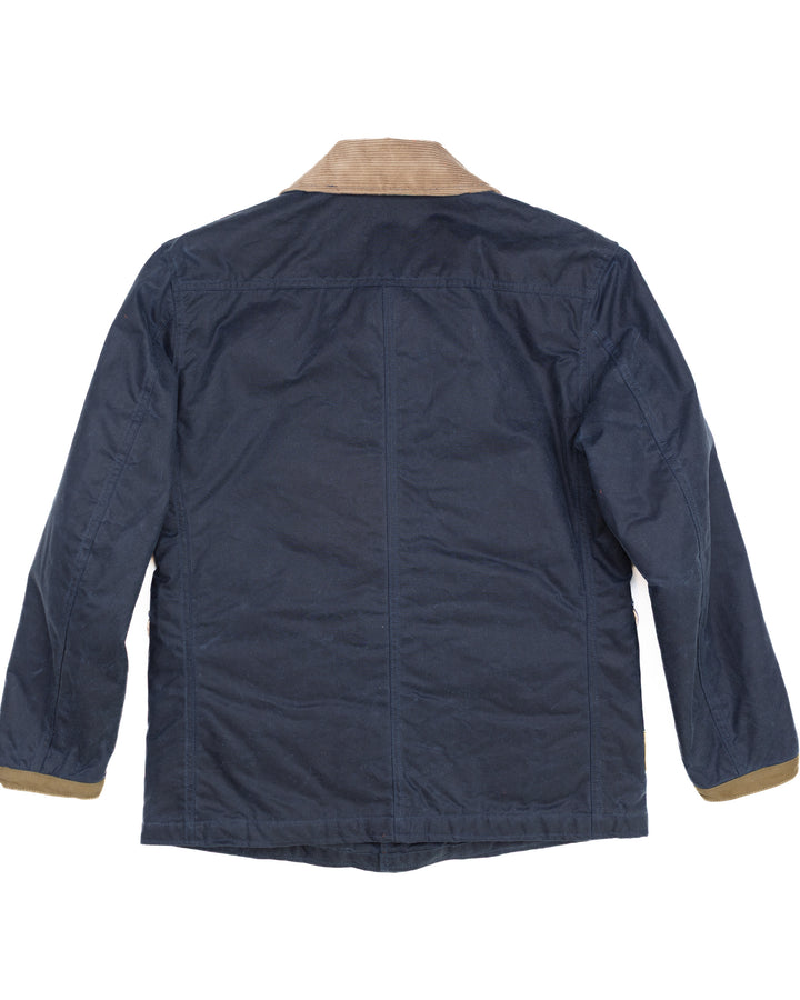 The Bedford Fireman Jacket in Waxed Navy