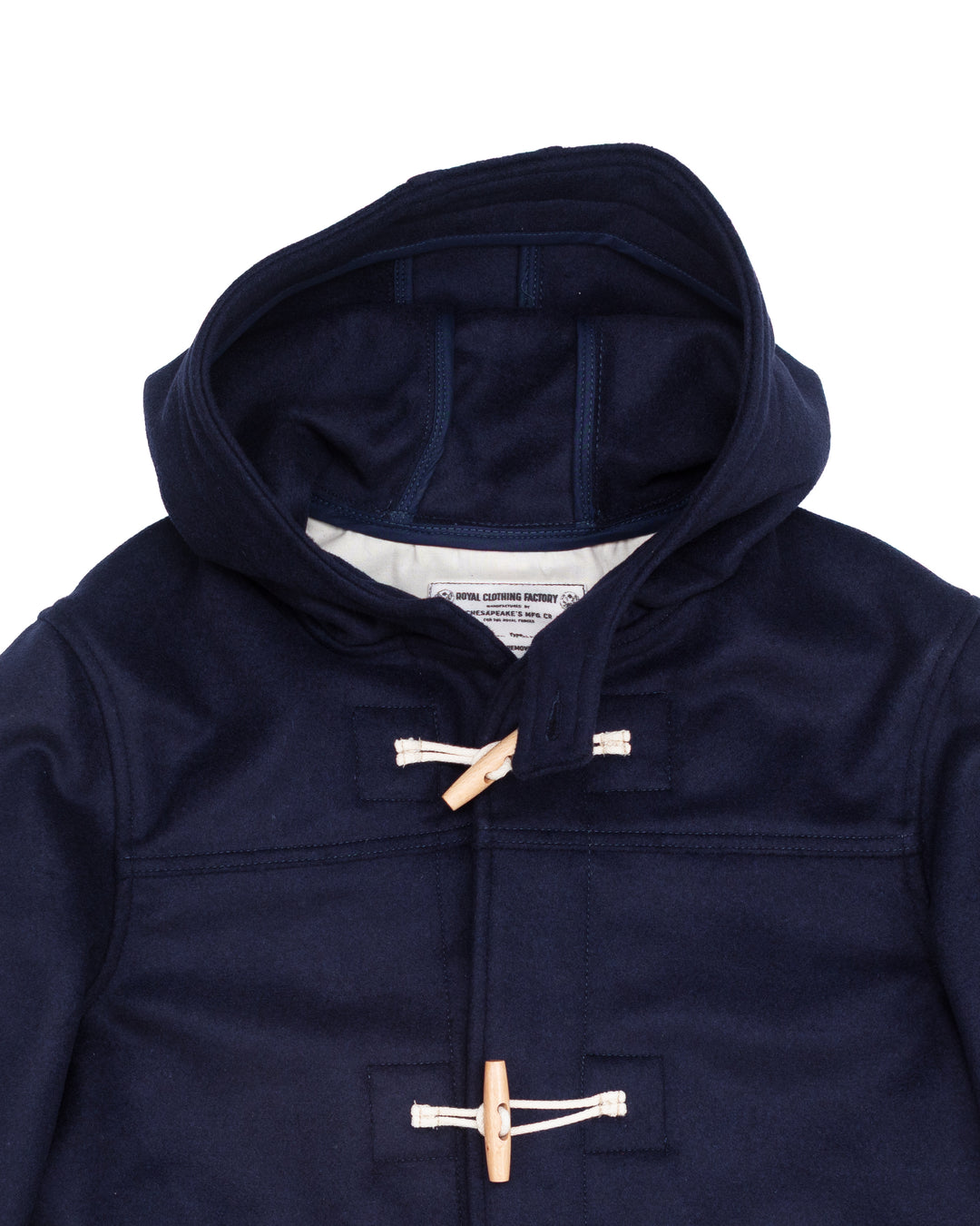 The Stirling Duffle Coat in Navy Wool