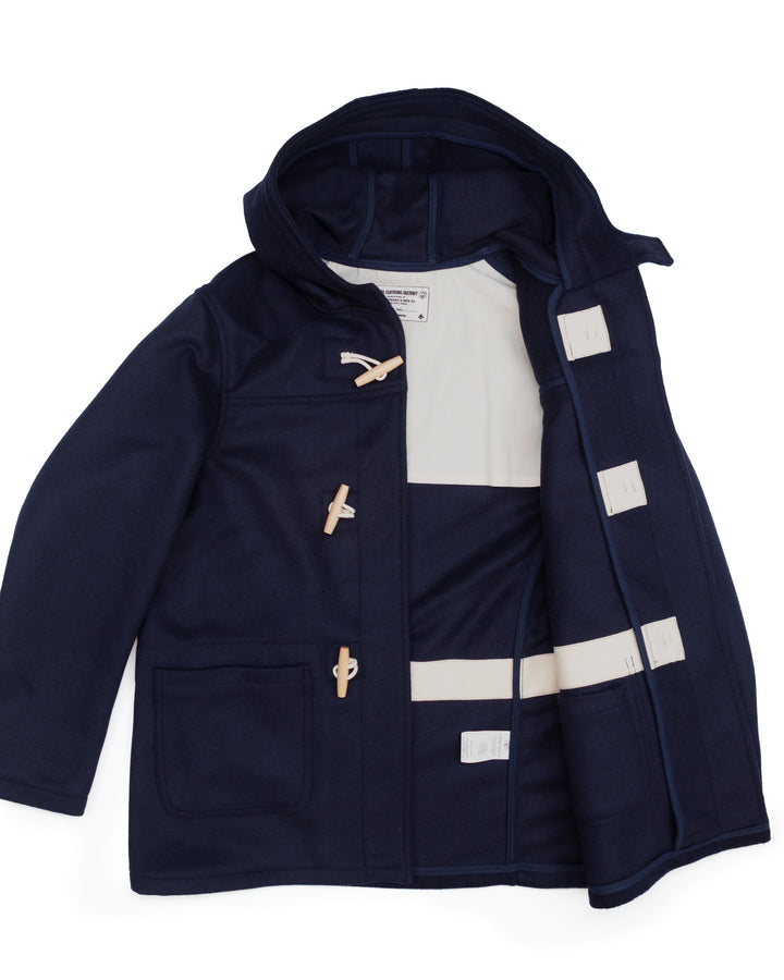 The Stirling Duffle Coat in Navy Wool