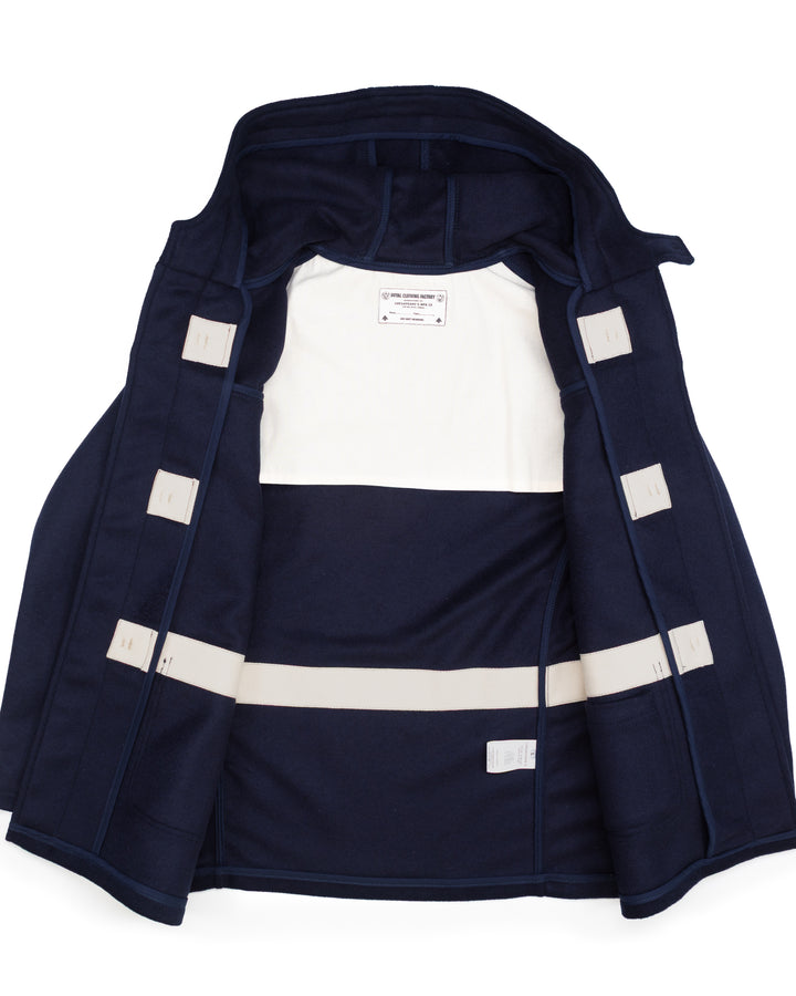 The Stirling Duffle Coat in Navy Wool