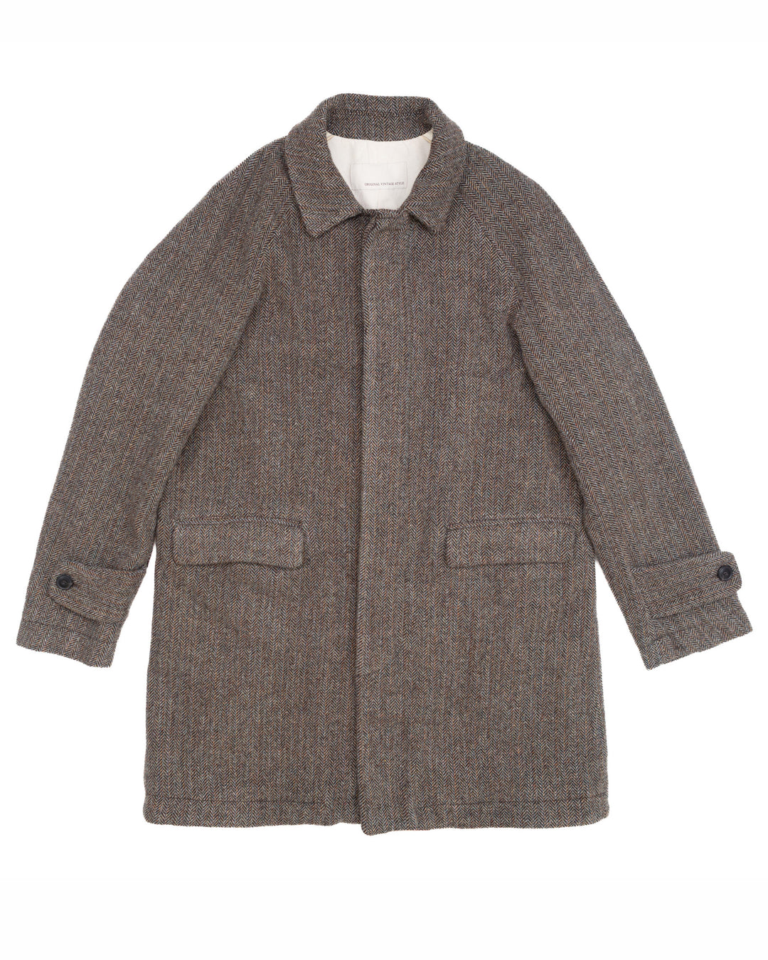 The Patrik Coat in Shetland Herringbone