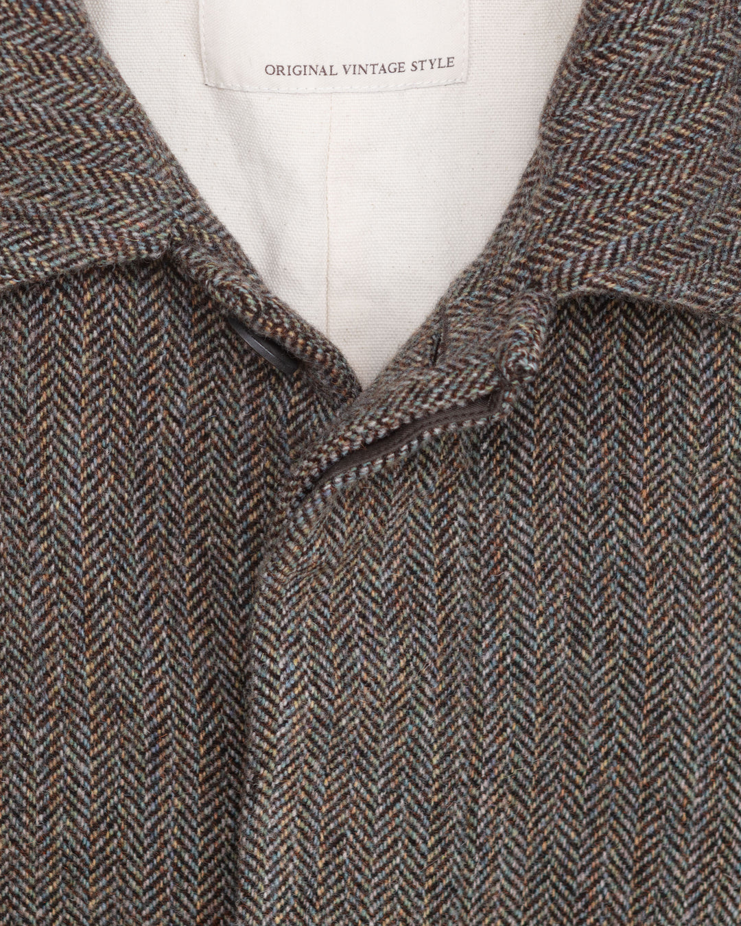 The Patrik Coat in Shetland Herringbone