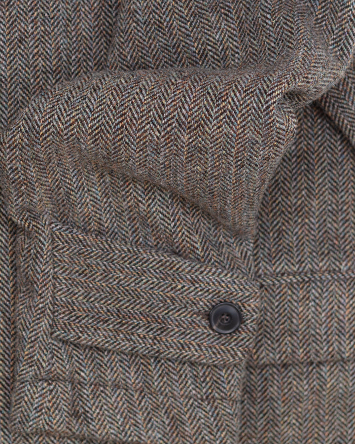 The Patrik Coat in Shetland Herringbone