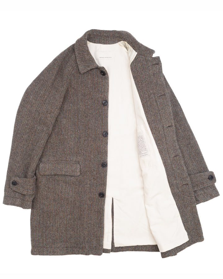 The Patrik Coat in Shetland Herringbone