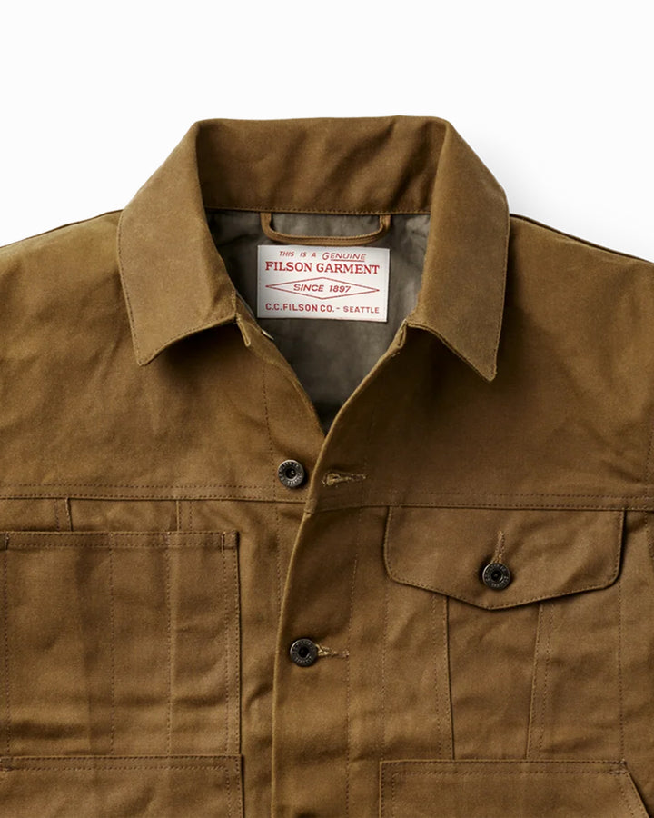 Short Lined Cruiser in Dark Tan