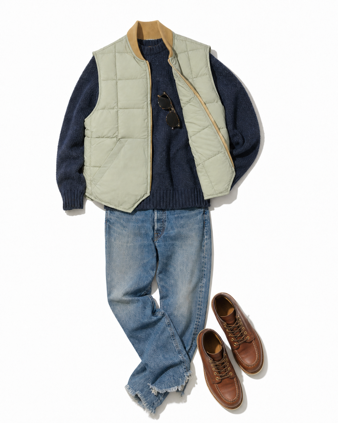 Seattle Vest in Sage