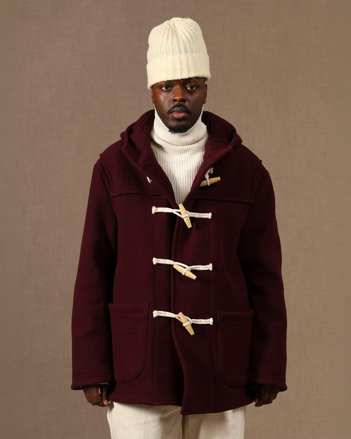 The Ashland Montgomery Coat in Burgundy