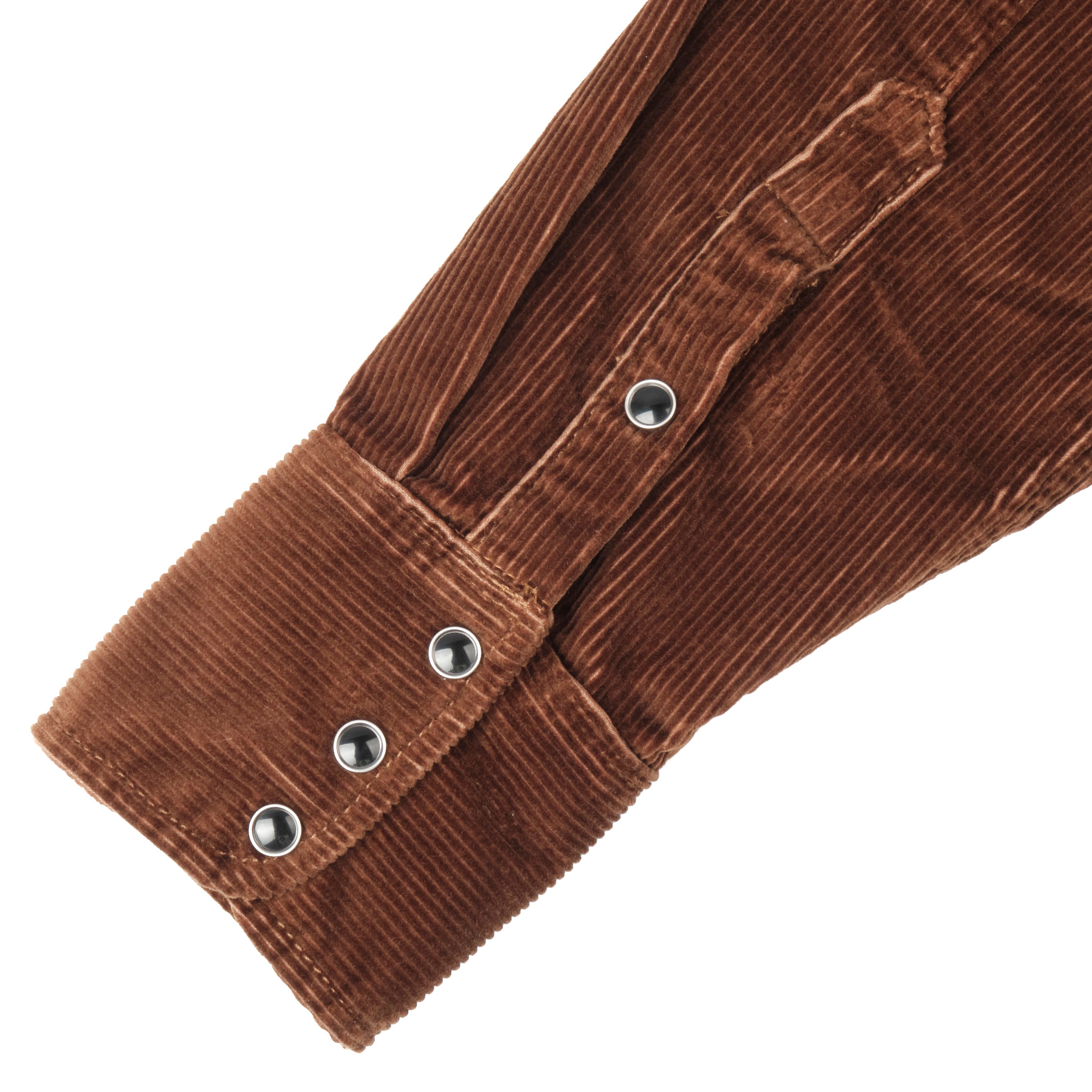 Calico in Brown Corduroy