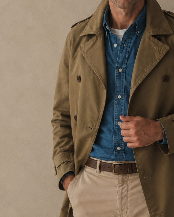 The Naval Officer Trench Coat