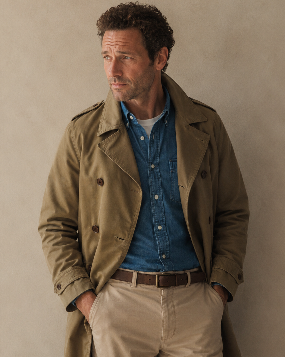 The Naval Officer Trench Coat
