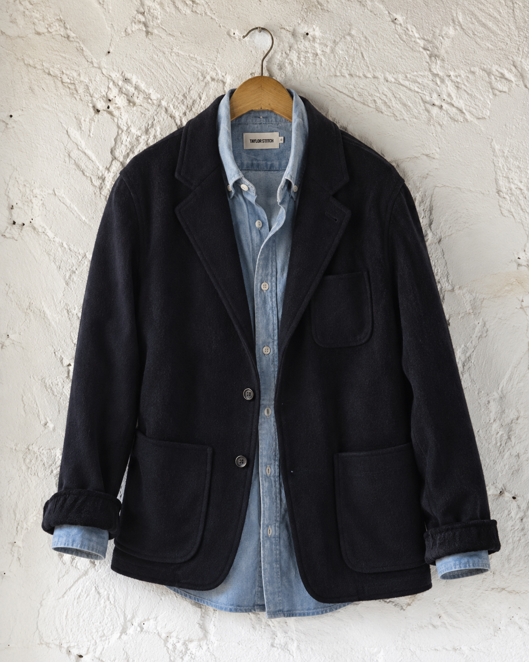 The Joe Jacket in Navy Wool